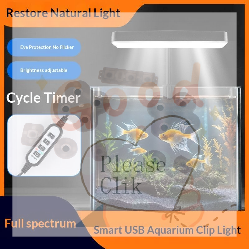 Aquarium Plants - 【HG】Led Waterproof Aquarium Light 360 Adjustable