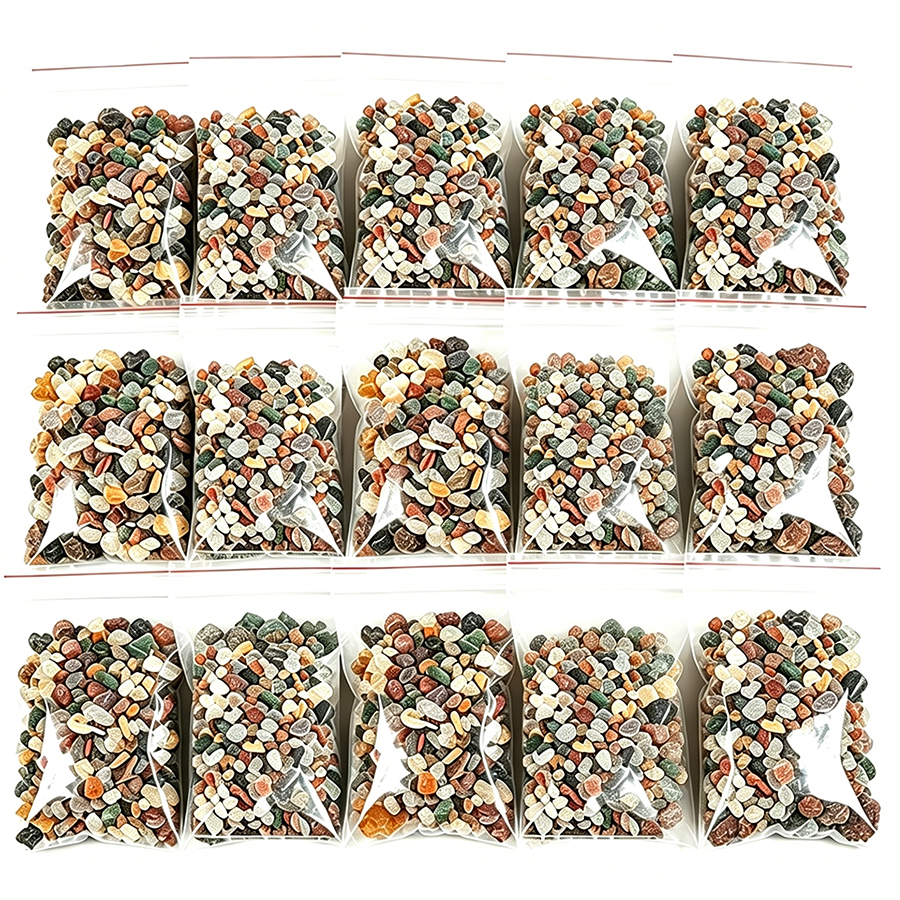 Aquarium Plant Gravel - 100g Mixed Color Gravels Stone –