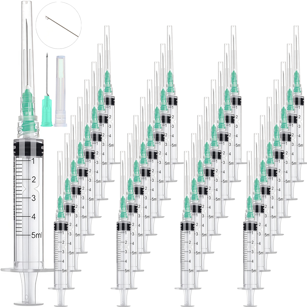 Aquarium Plants - 50 Pieces of 5ml Luer-Lock Syringes,