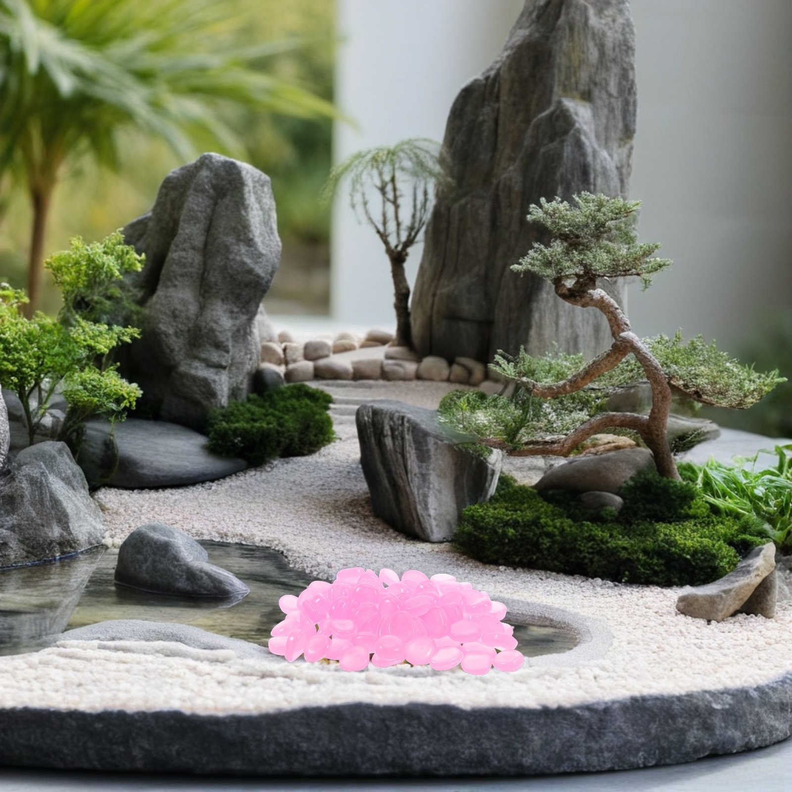 400Pcs Glowing Pebbles Violet  - Aquarium Plant Violet 评论和价格