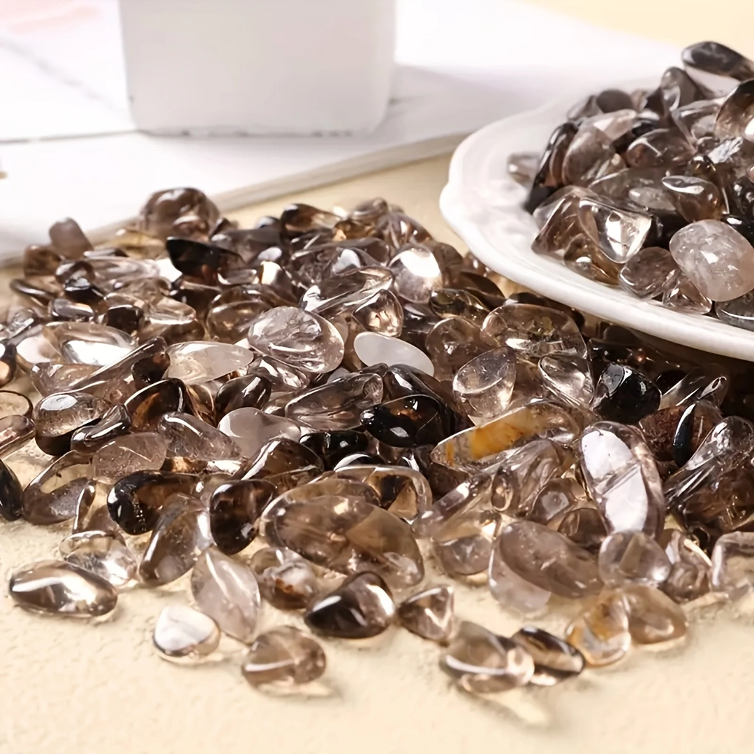 Smoky Quartz Crystal Chips,Irr - Aquarium Plant Gravel 评论和价格