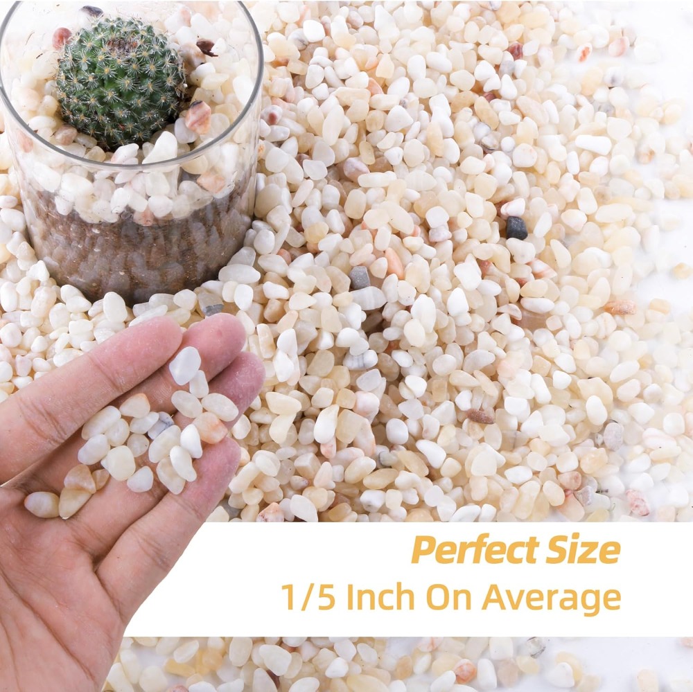 2.4lb Natural River Rocks for  - Aquarium Plant Gravel 评论和价格