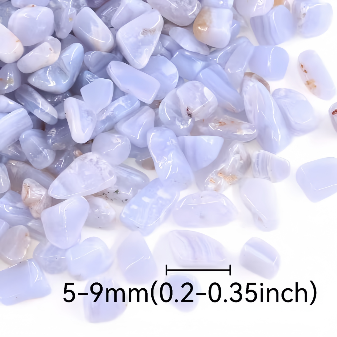 Blue Chalcedony chips Stone, C - Aquarium Plant Gravel 评论和价格