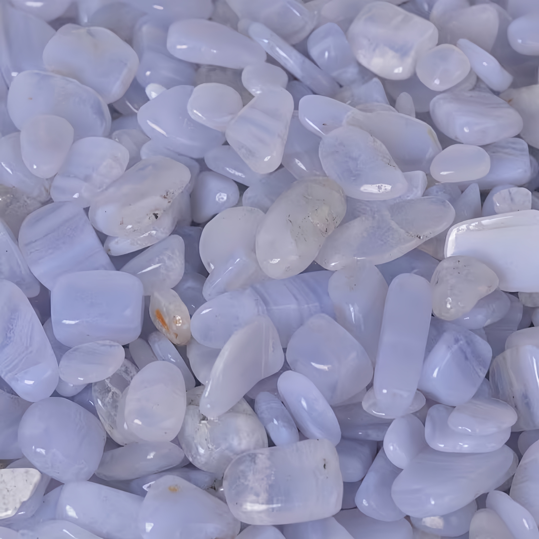 Blue Chalcedony chips Stone, C - Aquarium Plant Gravel 评论和价格