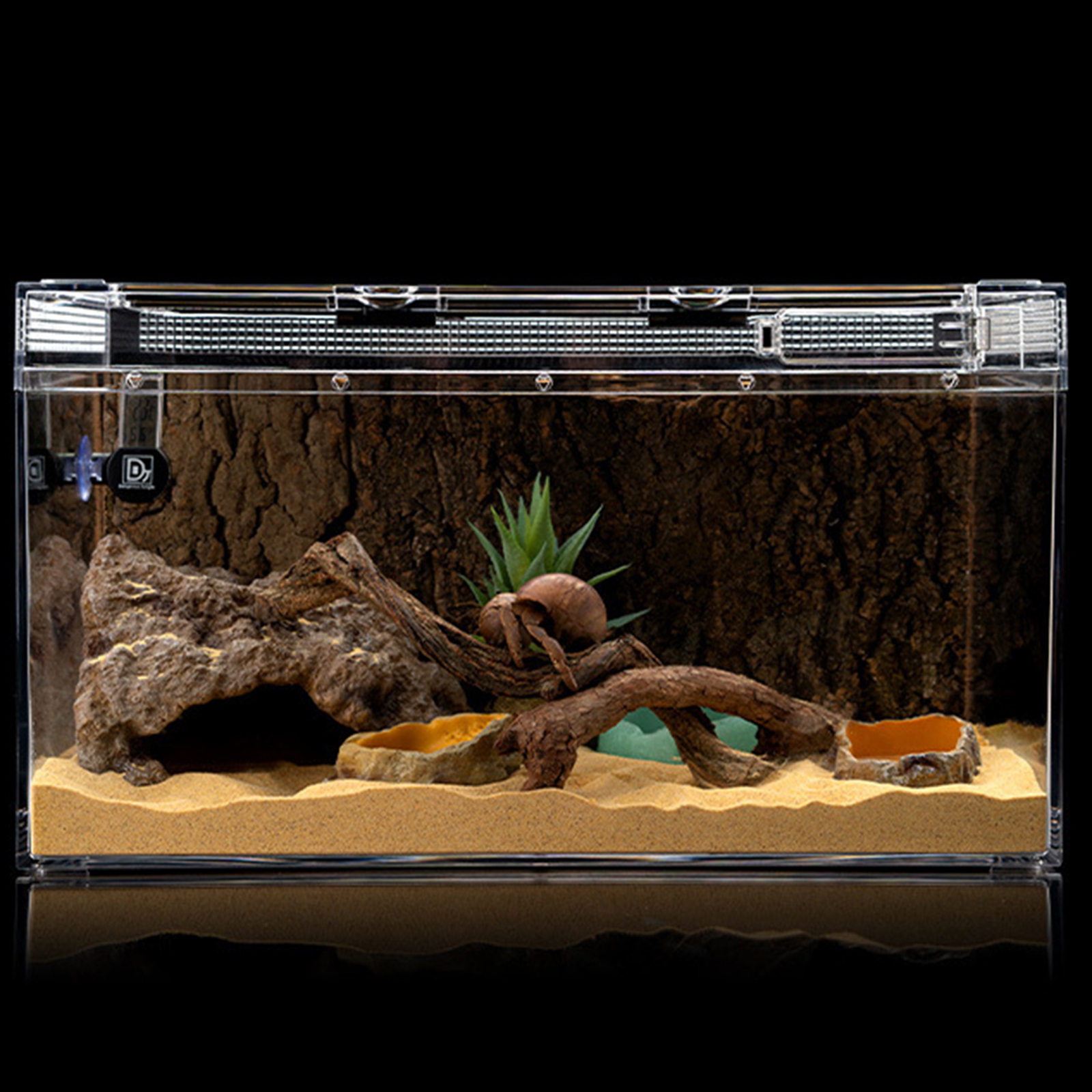 Resin Reptile Hide Cave Artifi - Aquarium Planting Ideas 评论和价格