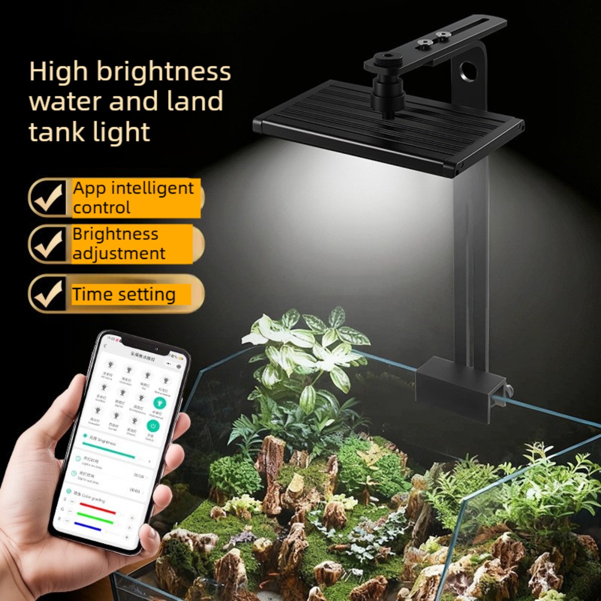 Dimmable LED Aquarium Light wi - Planted Aquarium Freshwater 评论和价格