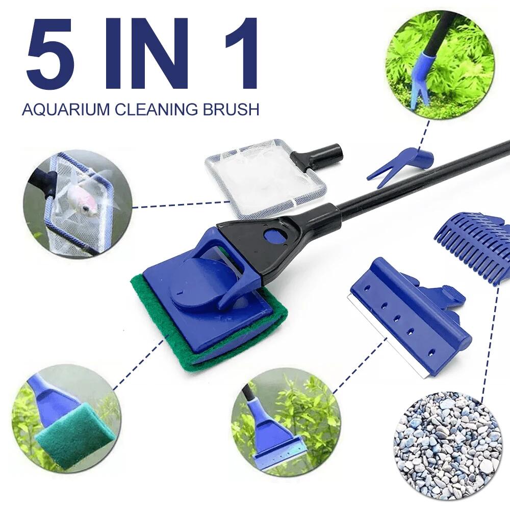 5in1 Aquarium Cleaning Tool Pl - Aquarium Plant Gravel 评论和价格