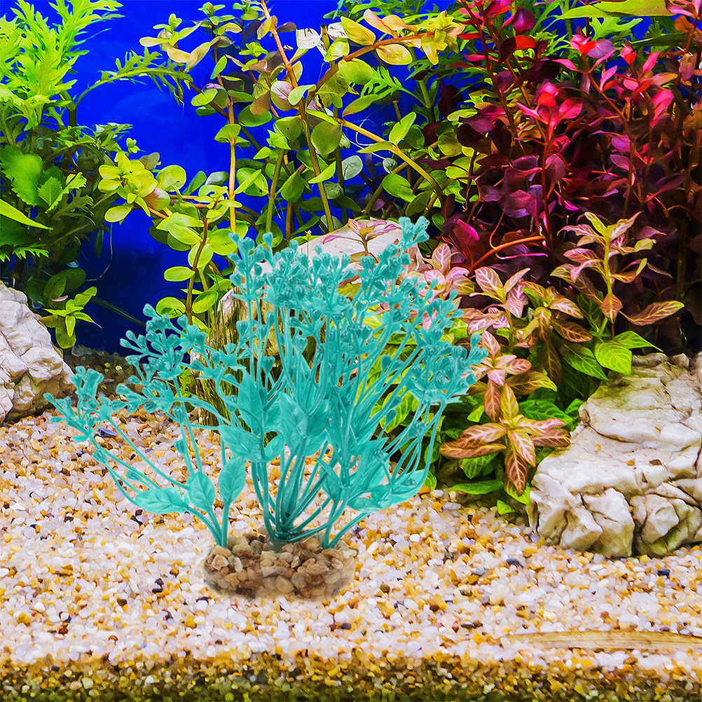 2Pcs Simulated Water Grass Pla - Aquarium Planted Tank Setup 评论和价格