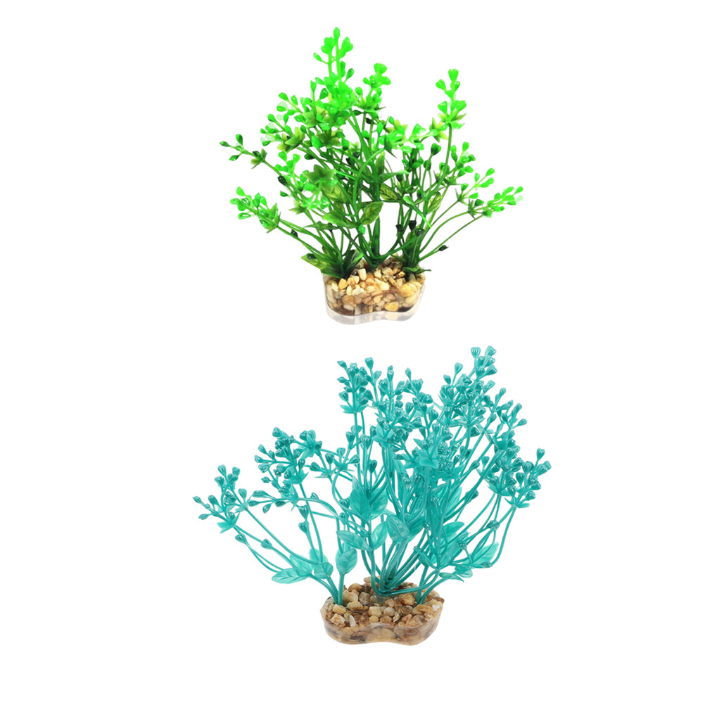 2Pcs Realistic Plastic Aquariu - Planted Aquarium Freshwater 评论和价格